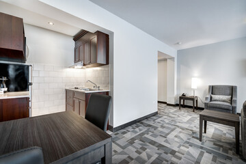 Real estate photography - Modern Scandinavian Style Hotel rooms in Montreal, Canada