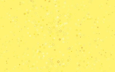 Light Yellow vector layout with circle shapes.