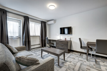 Real estate photography - Modern Scandinavian Style Hotel rooms in Montreal, Canada