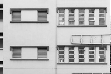 Fototapeta premium Exterior of residential buidling in Hong Kong city