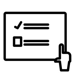 online learning line style icon. very suitable for your creative product.