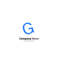 letter g elegant logo concept with white background