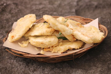 Gorengan: Fried food is one type of popular snack in Indonesia.