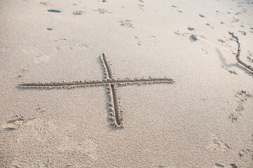 messages written in sand