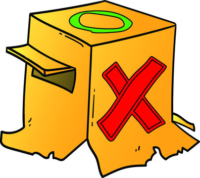 Halloween Mask Box Man Isolated Logo