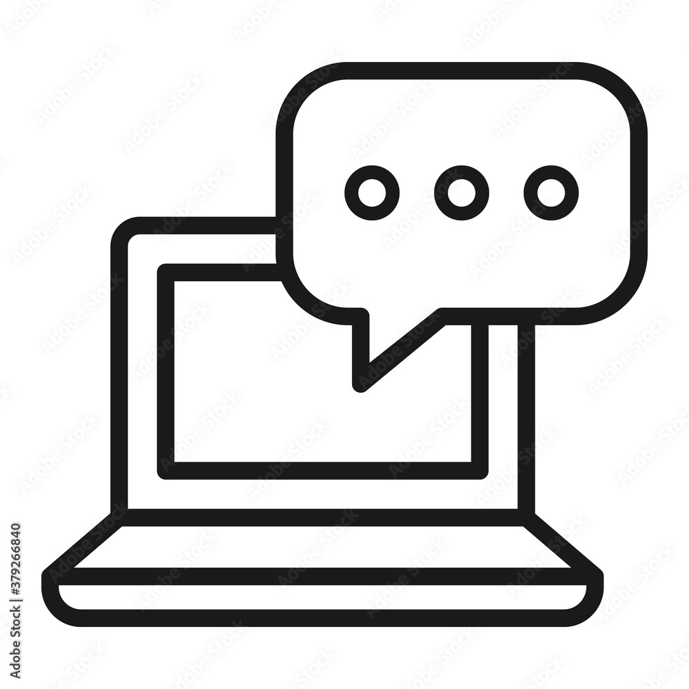 Poster pixel perfect bubble text chat message notification icon