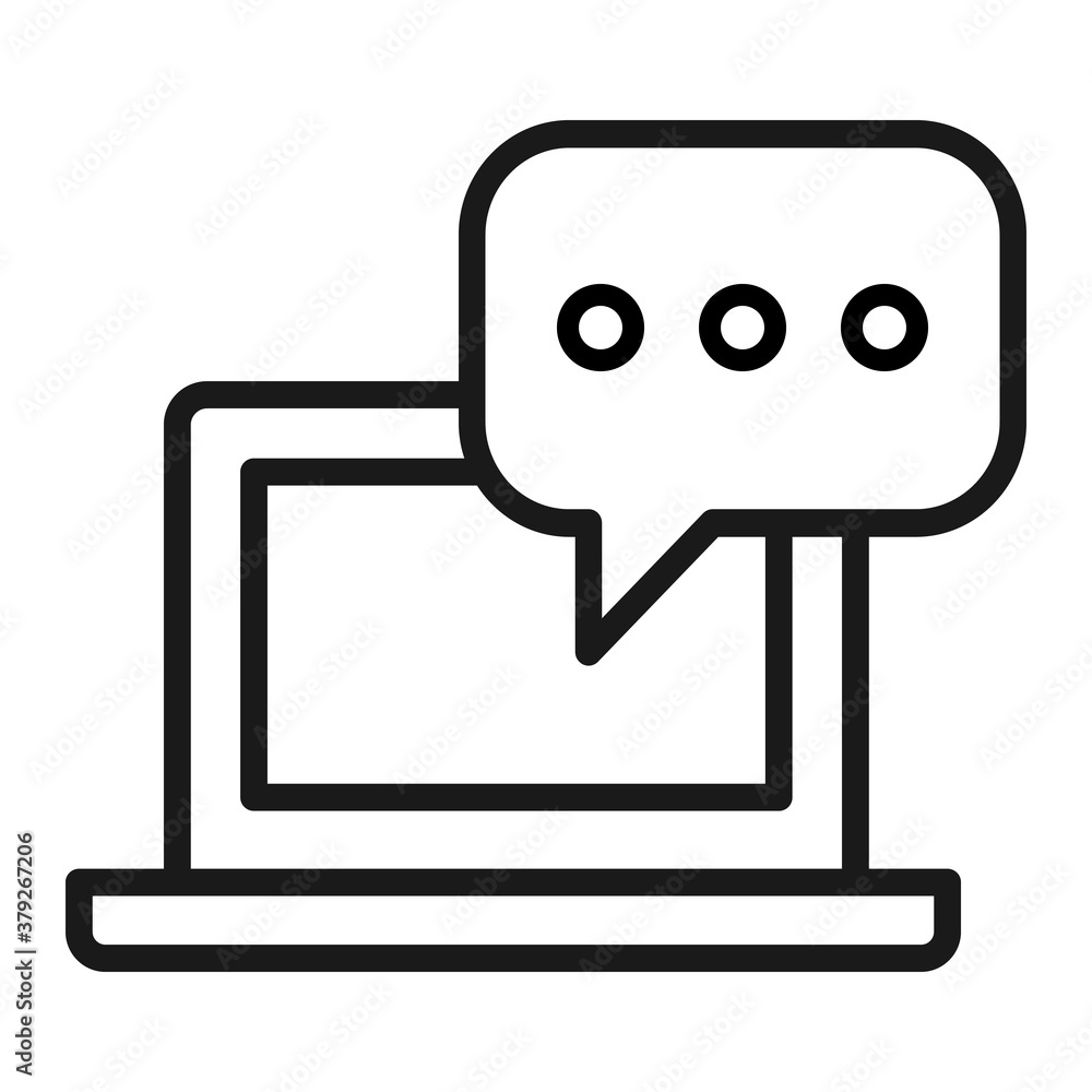 Poster pixel perfect bubble text chat message notification icon