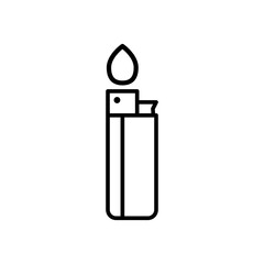 Lighter Flat Icon Design Vector Template Illustration