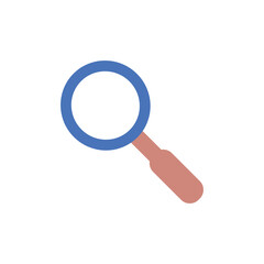 Magnifying Icon Design Illustration Template