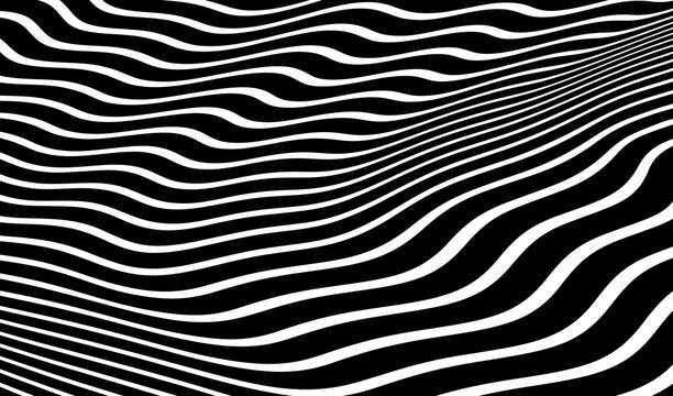 Wave pattern. Vector illustration. vector © andin