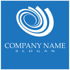 circle logo vector icon template