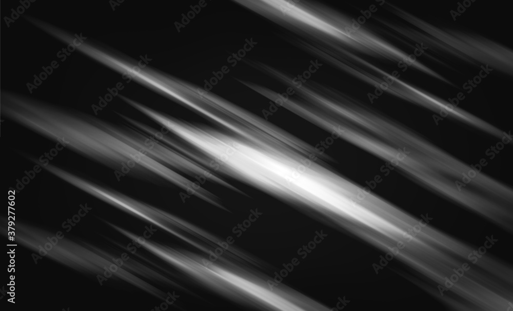 Poster abstract background blurred gray white rays light on black with the gradient texture lines effect mo