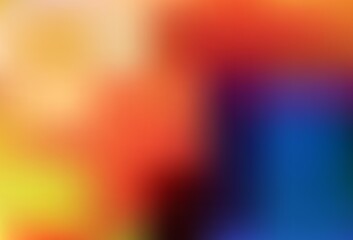 Light Blue, Yellow vector blurred bright pattern.