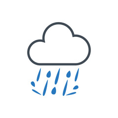 Torrential rain icon