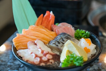 Salmon Sashimi Japanese