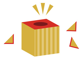 福引のイラスト