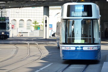 Neue zürcher Strassenbahn/Tram 2020 Zürich