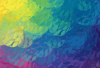 Light Multicolor vector template with chaotic shapes.