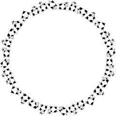 vector cartoon cows background