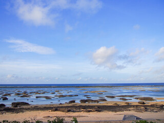 沖縄　久米島の風景　シンリ浜