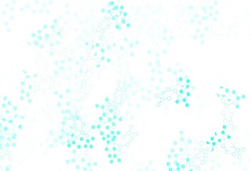Obraz premium Light Green vector pattern with artificial intelligence network.