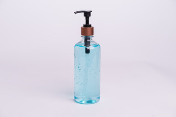 Alcohol gel hand sanitizer cleaners for anti becteria and protect from Coronavirus Disease 2019 (COVID-19) virus outbreaks isolated on white background