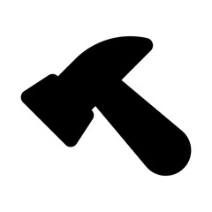 
A repairing tool icon in filled design, hammer vector 
