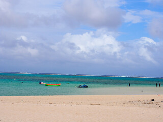 沖縄県 離島 久米島 はての浜の風景写真