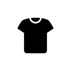 T-shirt Flat Icon Design Vector Template Illustration