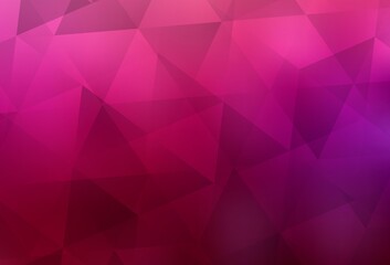 Light Purple, Pink vector abstract mosaic background.