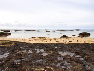 沖縄　久米島の風景　シンリ浜