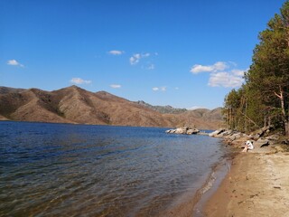 river in the mountains