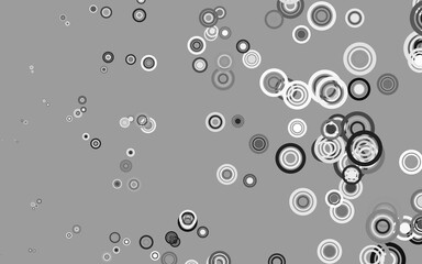 Light Gray vector texture with disks.
