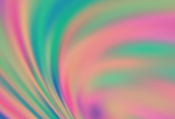 Fototapeta premium Dark Green vector blurred bright pattern.