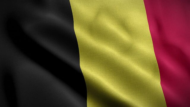 Flag of Belgium Loop 3D