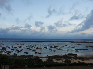沖縄　久米島の風景　シンリ浜
