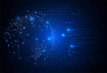 Technology image of globe