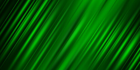 Dark green background with abstract graphic elements
