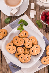 Chocolate Pretzel Cookies.
