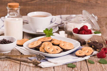 Chocolate Pretzel Cookies.
