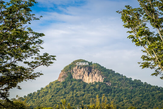 NAKHON NAYOK - NOVEMBER 6 : Khao Cha Ngok Scenic Mountain Landscape In Chulachomklao Royal Military Academy On November 6, 2016 In Nakhon Nayok Province, Thailand.