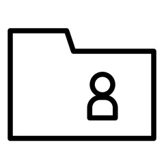 file and folder line style icon. very suitable for your creative project.