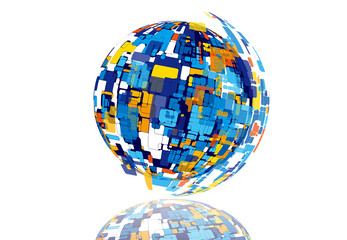 イラスト　球体　イメージ