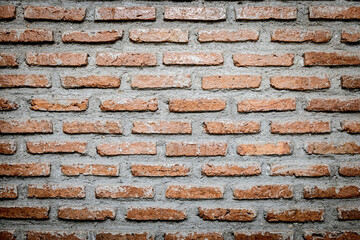 Abstract weathered texture stained old stucco light clean color and aged paint concrete brown brick wall background in the room. Grunge decorative pattern on the street.