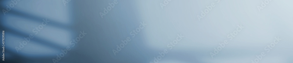 Poster abstract blurred background, blue gray background with reflective wall for design and layout of book