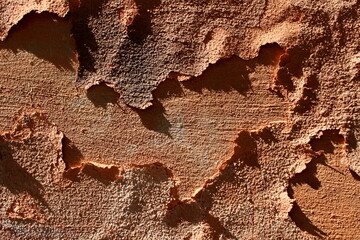 texture of old shabby wall of a residential building