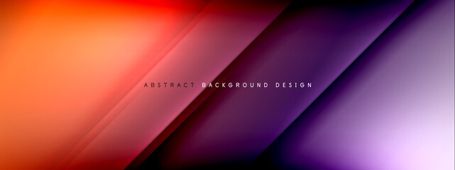 Motion concept neon shiny lines on liquid color gradients abstract backgrounds. Dynamic shadows and lights templates for text