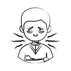 People with Flu Disease Illustration