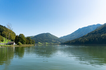 Lunzer See in the Ybbstal Alps.