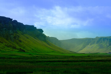 Obraz premium Grüne Berge